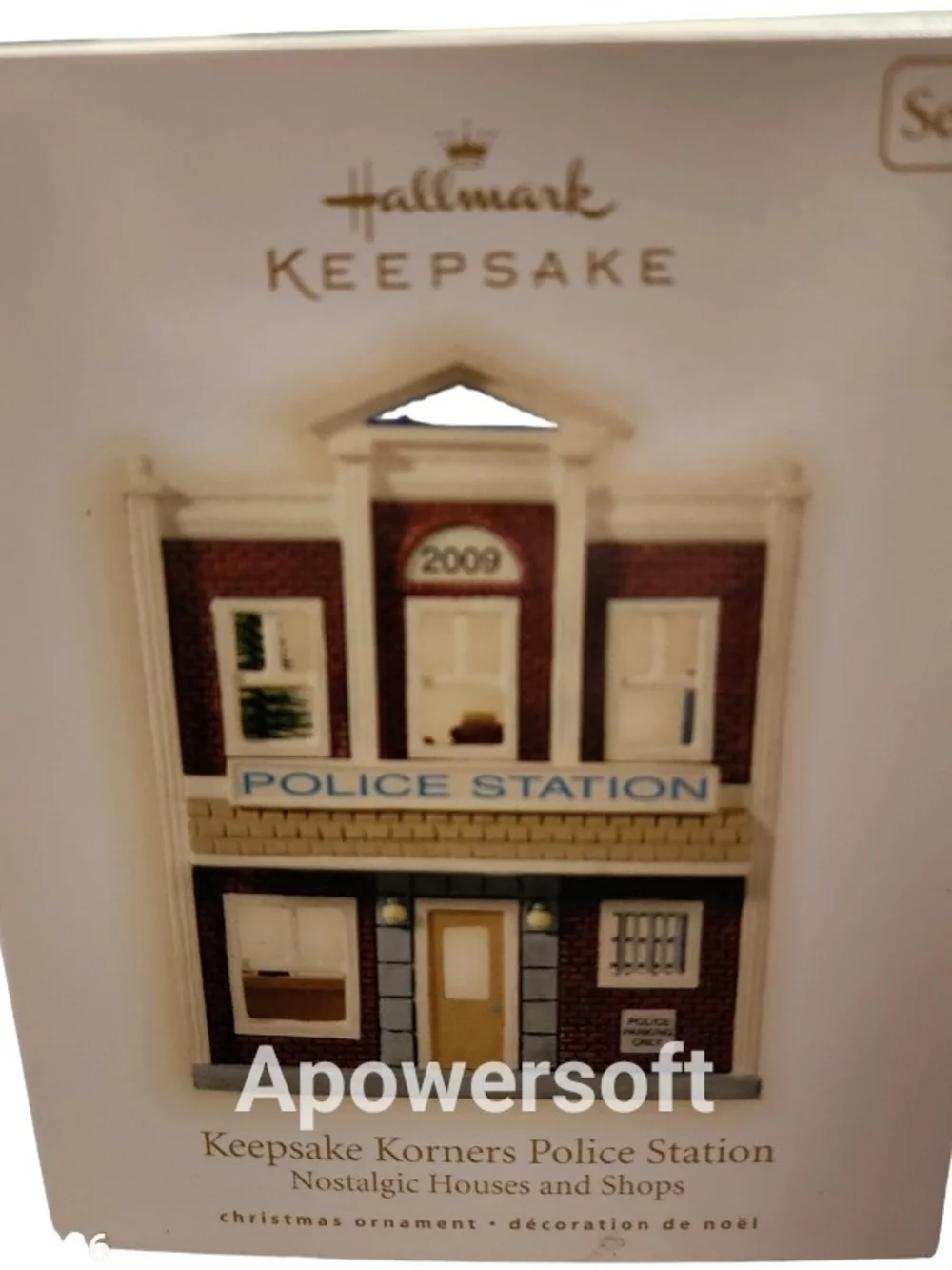 2009 Hallmark Keepsake Ornament Korner Police Station
